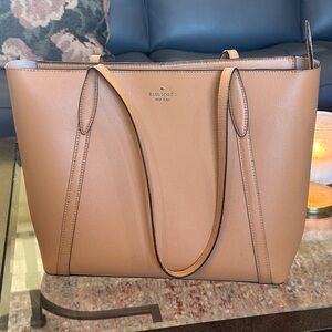 Kate Spade Tote (only) Bag Phoebe Tan Tiramisu Mousse Color Large *see all pics.